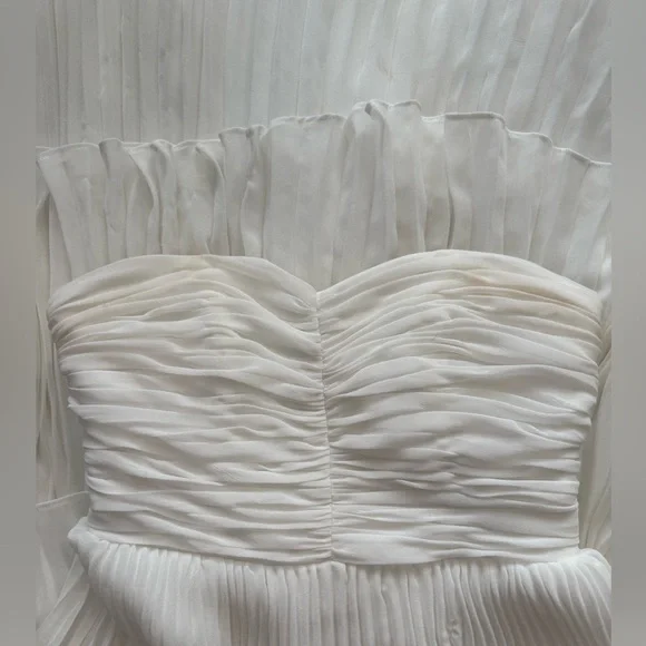White Fame and Partners The Miyah Dress Tiered Bridal Dress